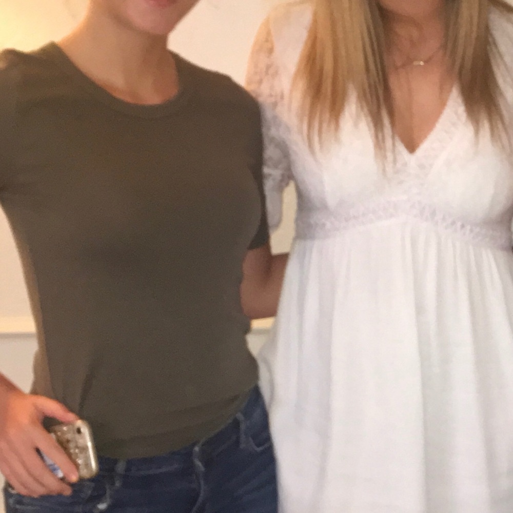 Tight green top